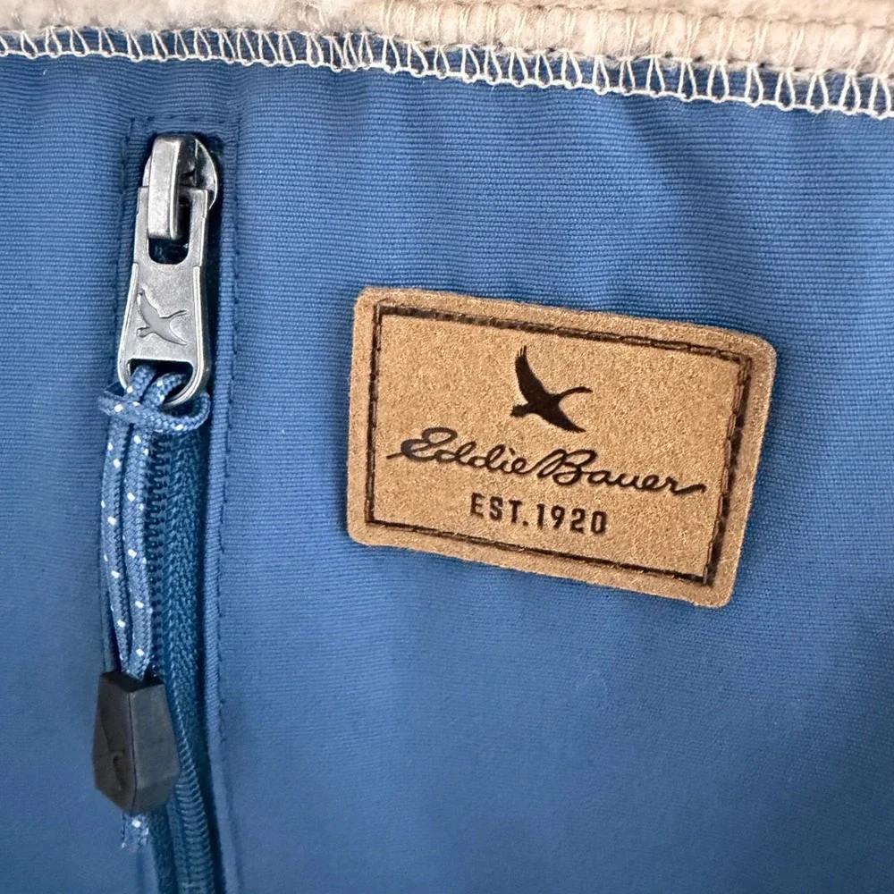 Eddie Bauer Rangefinder Sherpa Vest (XL) Contrasting Trim Casual Staple Piece